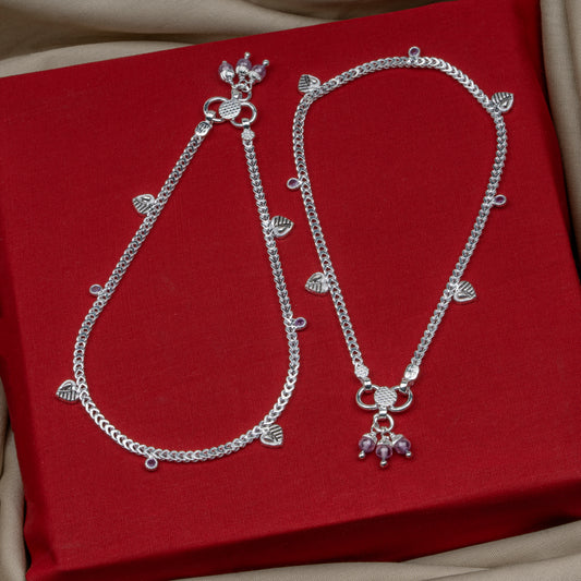 Pankhudi Lightweight Daily Wear Payal for Girls (Anklet)