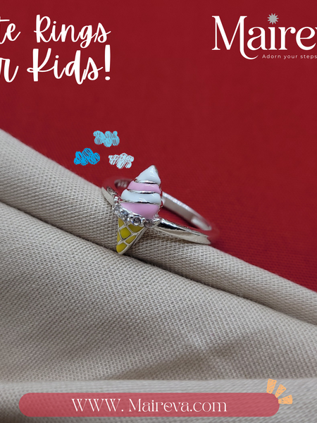 Dreamy Ice Cream Ring - 92.5 SIlver