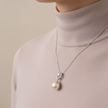 The Timeless Drop Pearl Pendant Set | Made With Pure 925 Silver