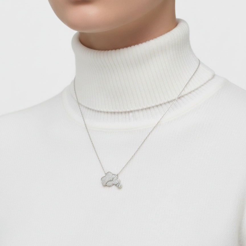 The Radiant Cloud Pendant Set | Made With Pure 925 Silver