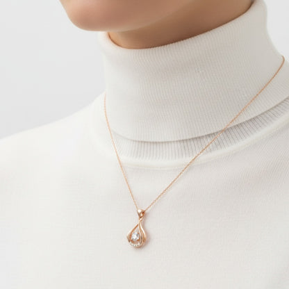 Aurora Solitaire Pendant | Made With Pure 925 Silver