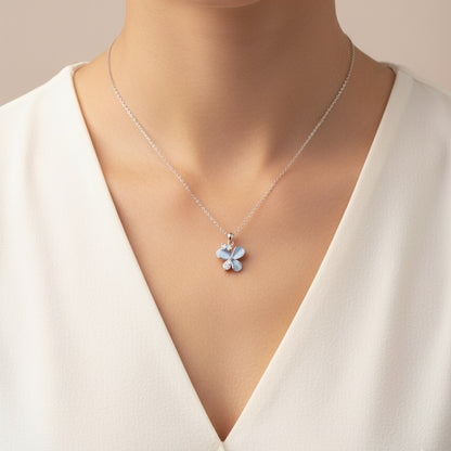 The Fluttered Grace Pendant | Made With Pure 925 Silver