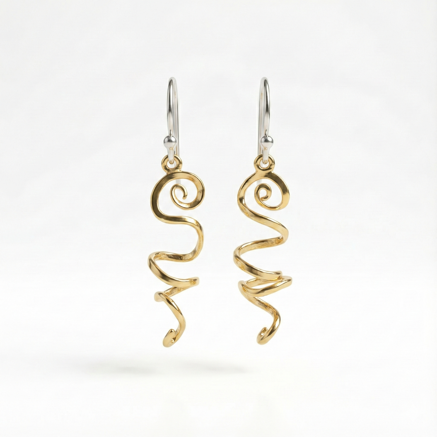Whimsical Swirl Drop Earrings | Made With Pure 925 Silver