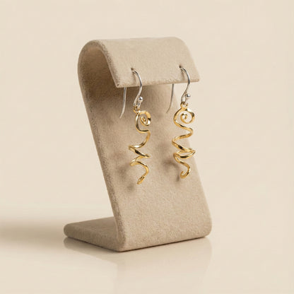 Whimsical Swirl Drop Earrings | Made With Pure 925 Silver