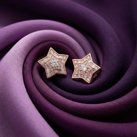 Celestial Starburst Studs | Made With Pure 925 Silver