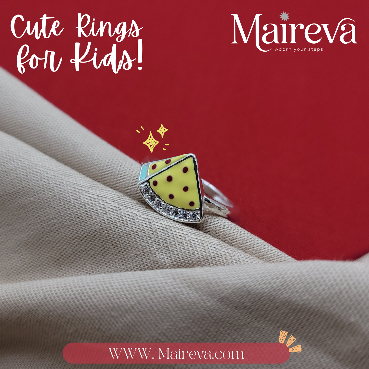 Color Pop Kids Ring – 92.5 Silver