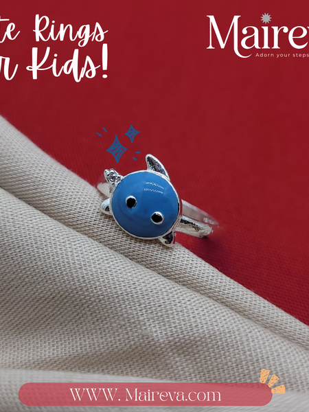 Little Turtle Ring - 92.5 Silver