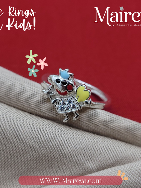 Kid’s Fun Princess Ring – 92.5 Silver