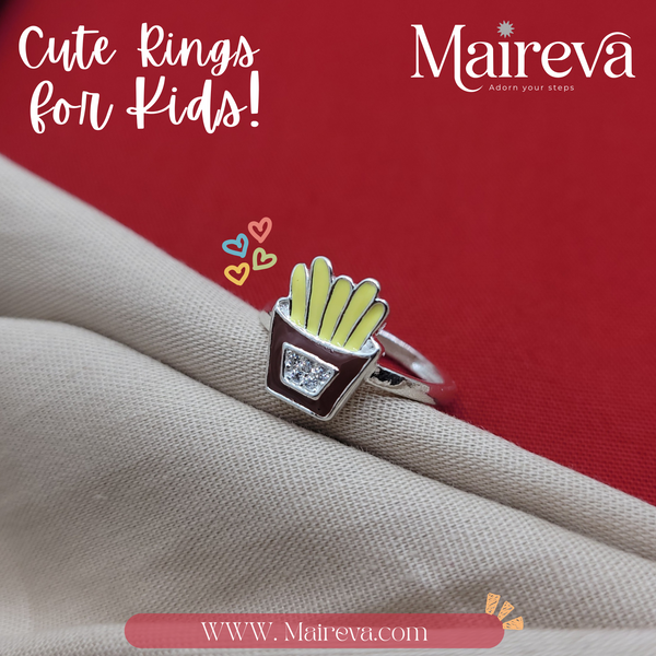 French Fries Kids Ring – 92.5 Silver