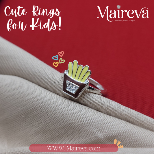 French Fries Kids Ring – 92.5 Silver