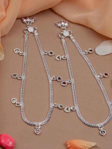 Pankhudi Lightweight Daily Wear Payal for Girls (Anklet)