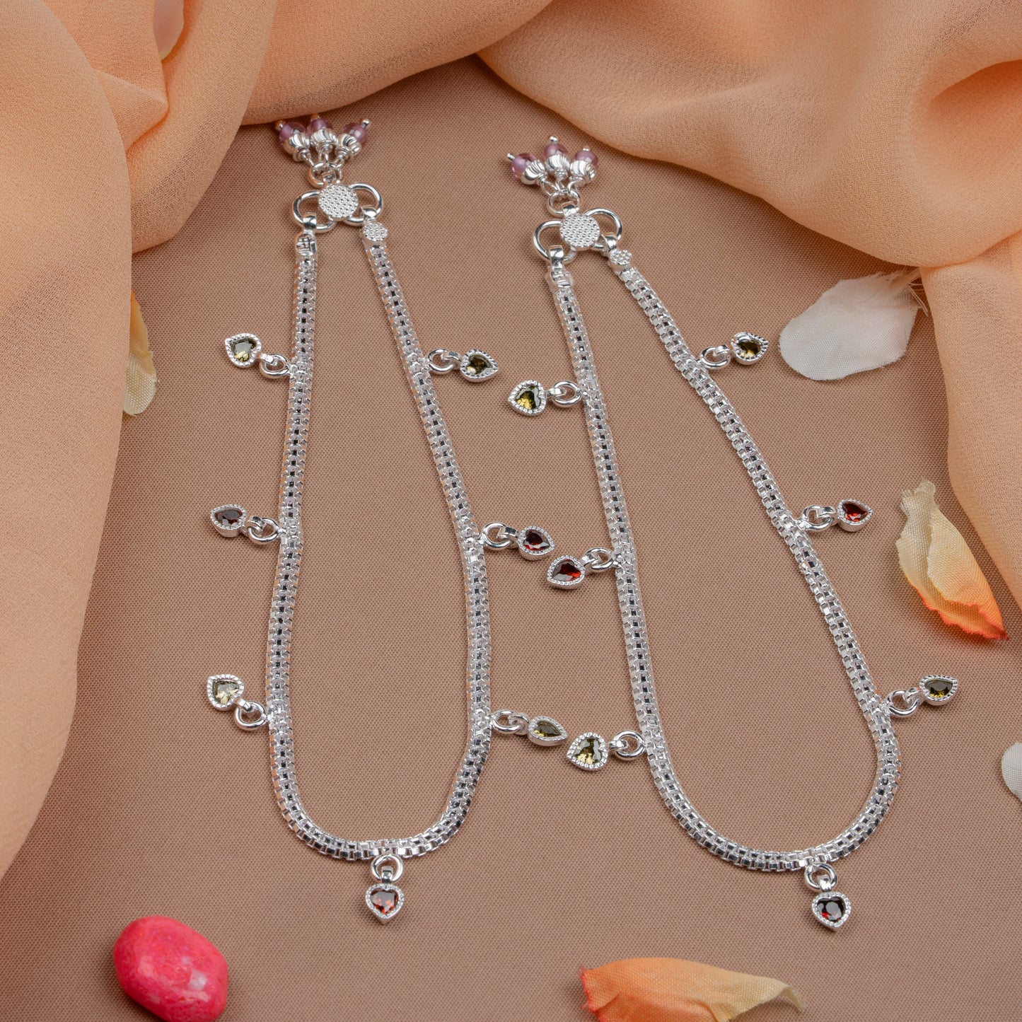 Pankhudi Lightweight Daily Wear Payal for Girls (Anklet)