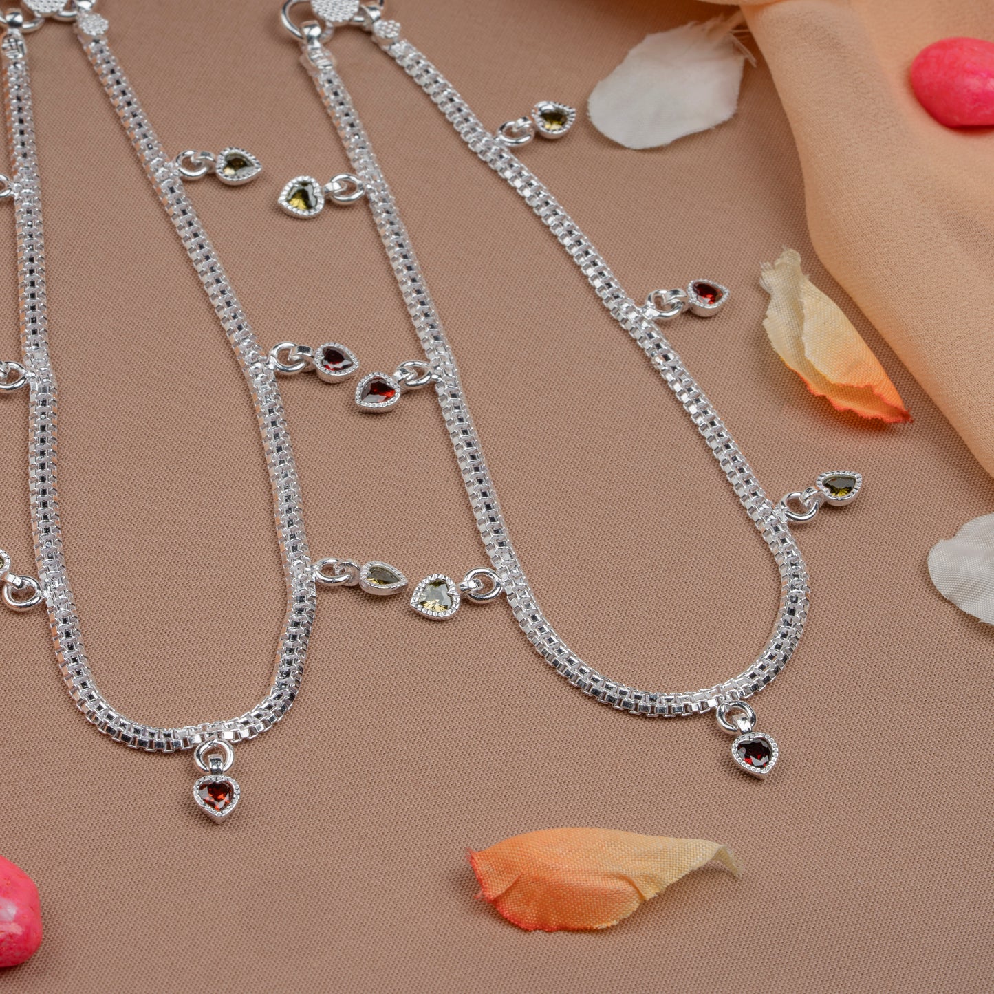 Pankhudi Lightweight Daily Wear Payal for Girls (Anklet)
