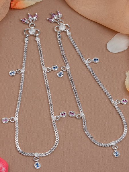 Pankhudi Lightweight Daily Wear Payal for Girls (Anklet)