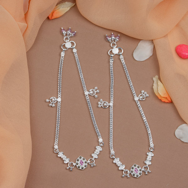 Pankhudi Lightweight Daily Wear Payal for Girls (Anklet)