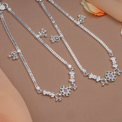 Pankhudi Lightweight Daily Wear Payal for Girls (Anklet)