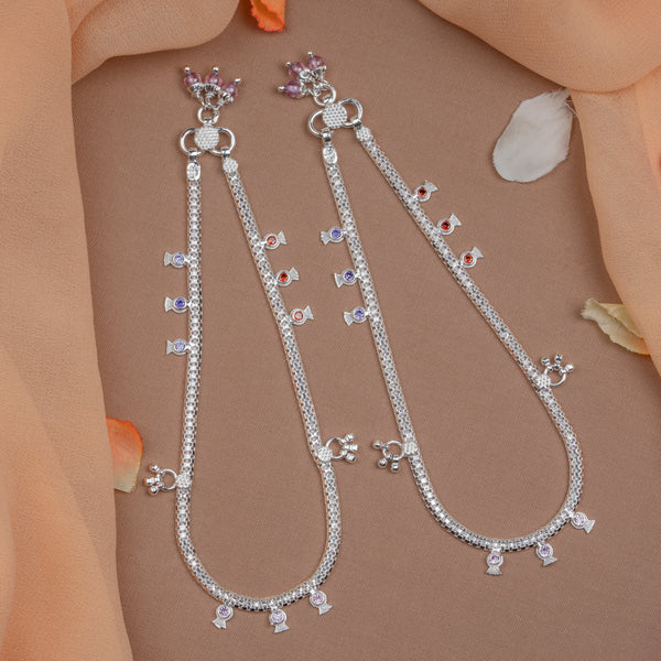 Pankhudi Lightweight Daily Wear Payal for Girls (Anklet)