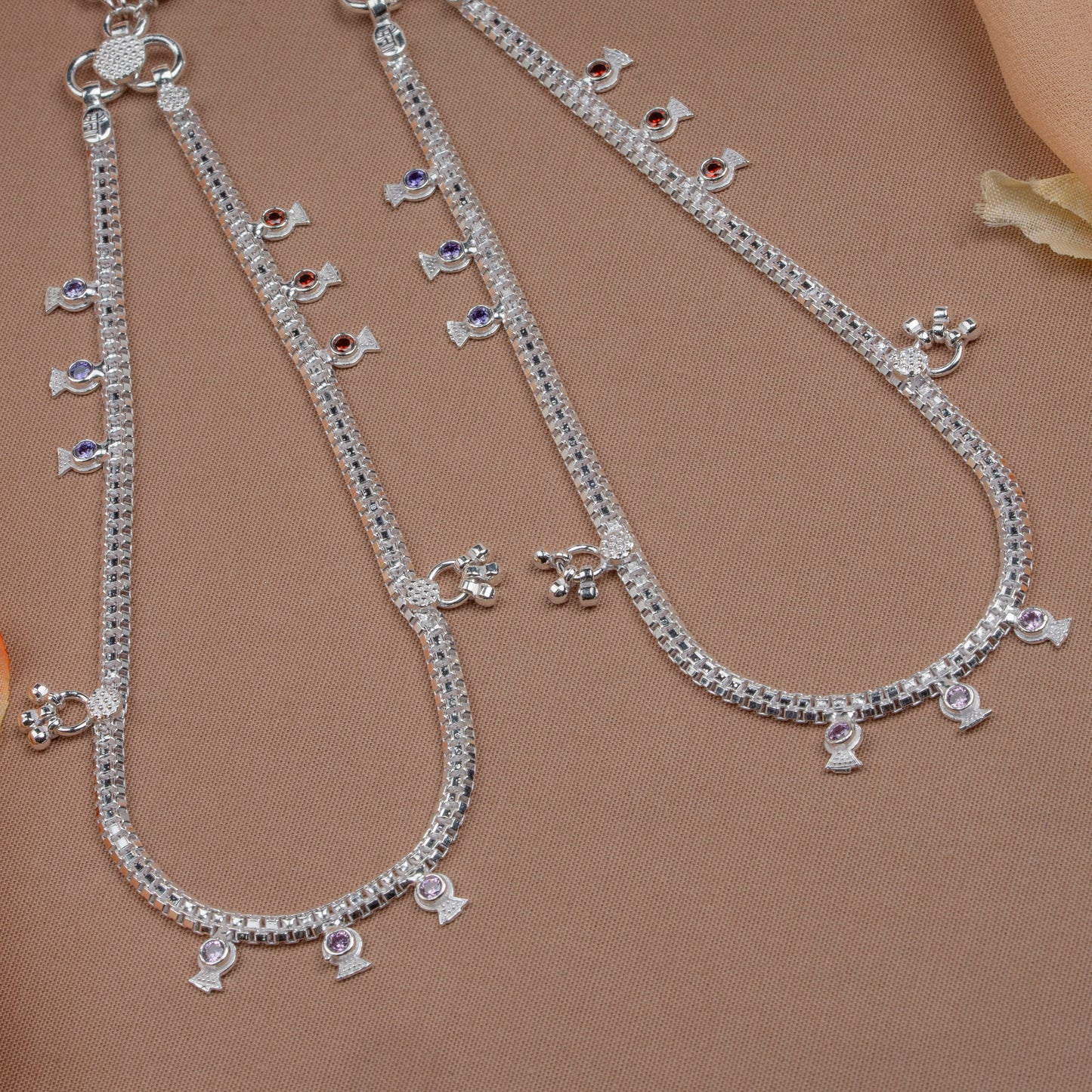 Pankhudi Lightweight Daily Wear Payal for Girls (Anklet)