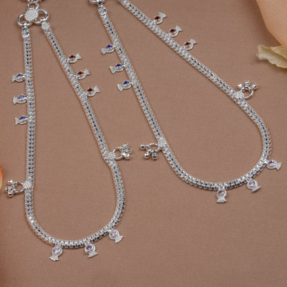 Pankhudi Lightweight Daily Wear Payal for Girls (Anklet)