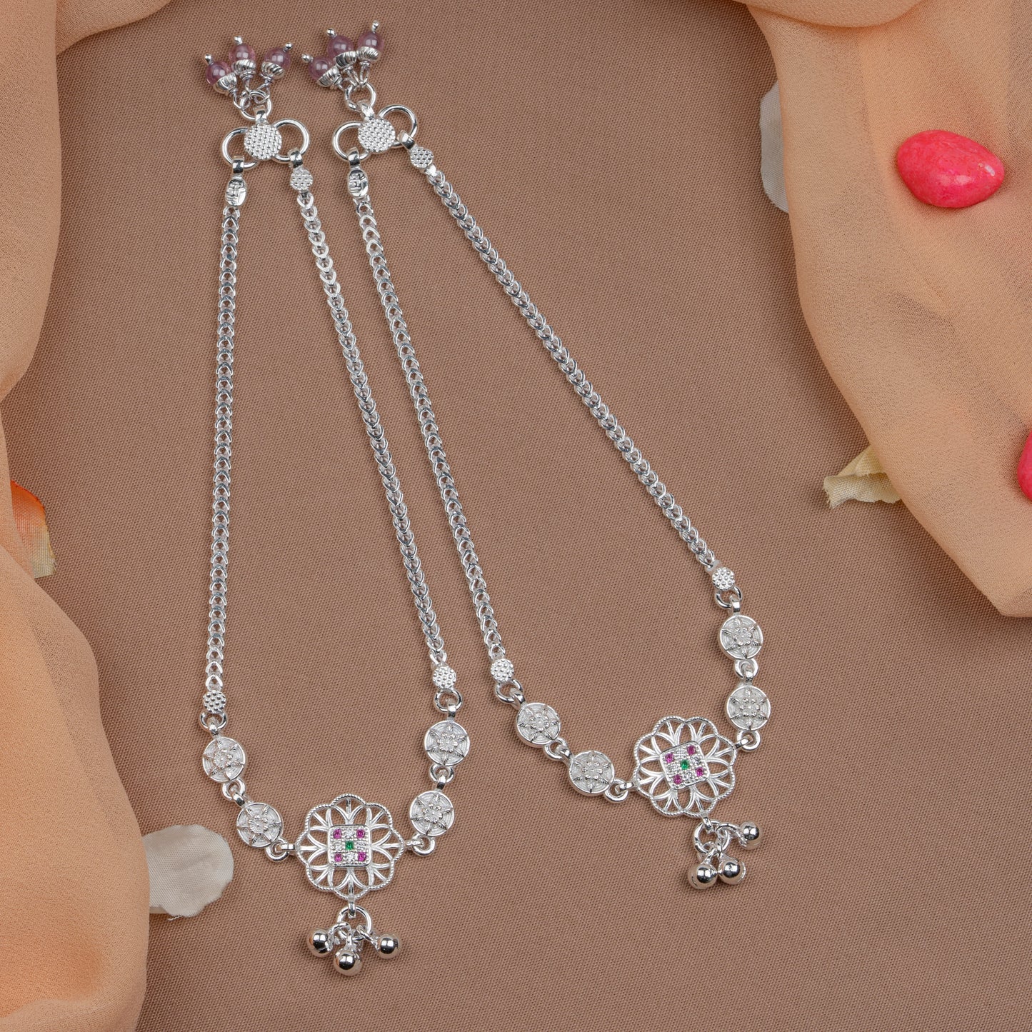 Pankhudi Lightweight Daily Wear Payal for Girls (Anklet)