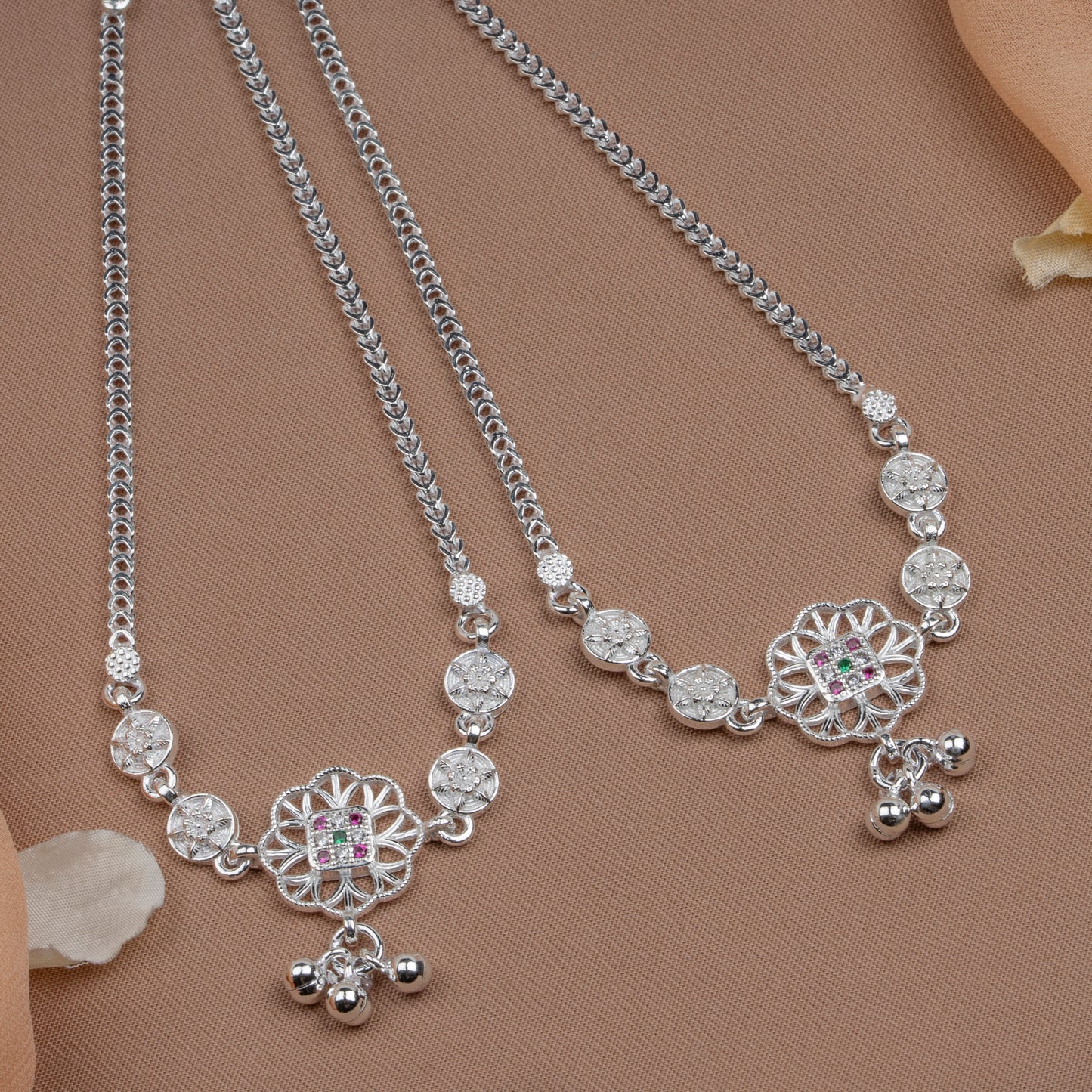 Pankhudi Lightweight Daily Wear Payal for Girls (Anklet)