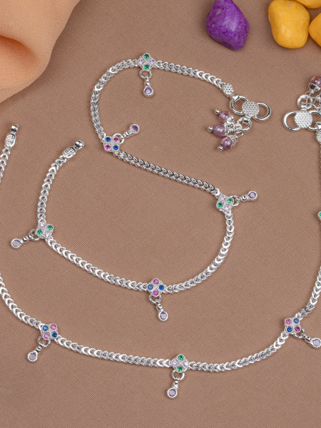 Pankhudi Lightweight Daily Wear Payal for Girls (Anklet)