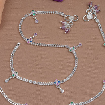 Pankhudi Lightweight Daily Wear Payal for Girls (Anklet)