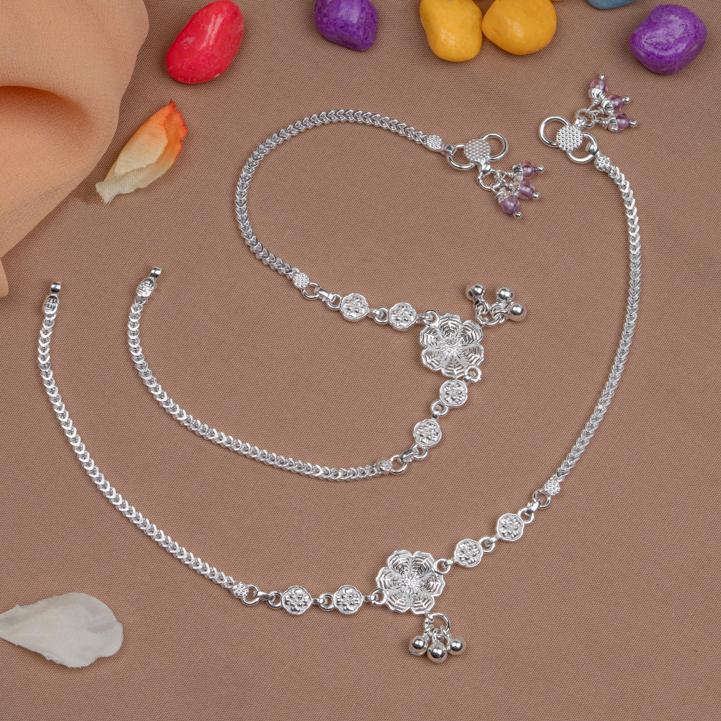 Pankhudi Lightweight Daily Wear Payal for Girls (Anklet)