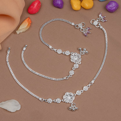 Pankhudi Lightweight Daily Wear Payal for Girls (Anklet)