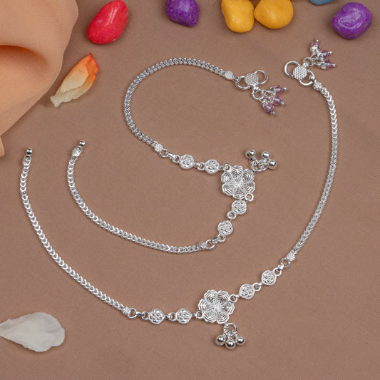 Pankhudi Lightweight Daily Wear Payal for Girls (Anklet)