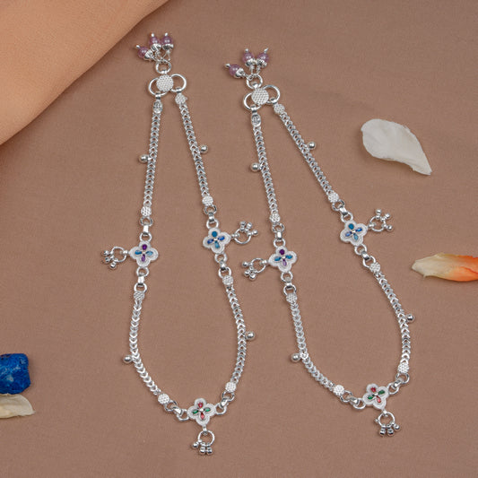 Pankhudi Lightweight Daily Wear Payal for Girls (Anklet)