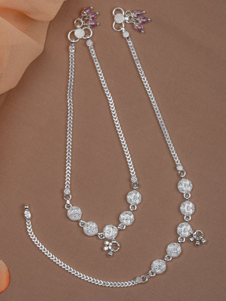 Pankhudi Lightweight Daily Wear Payal for Girls (Anklet)