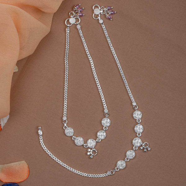 Pankhudi Lightweight Daily Wear Payal for Girls (Anklet)