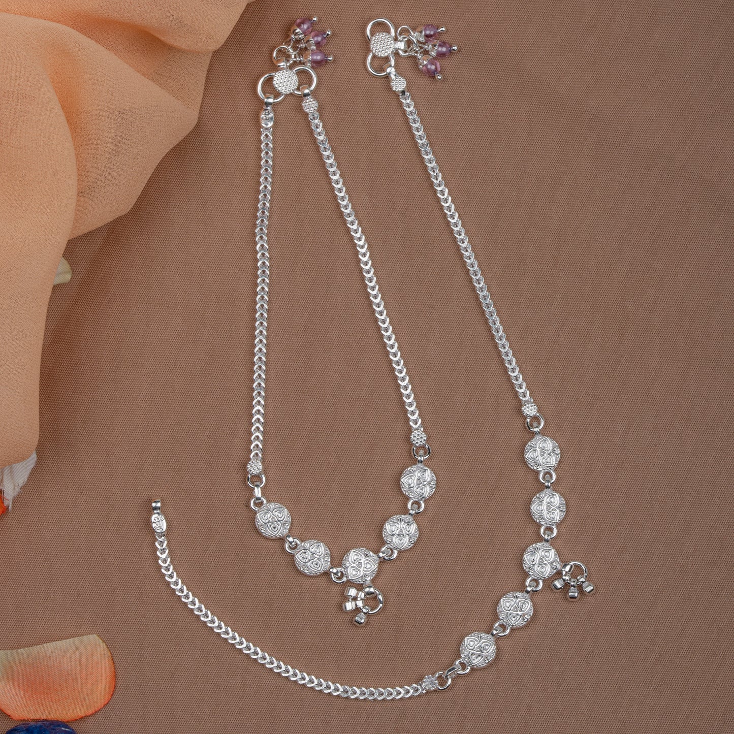 Pankhudi Lightweight Daily Wear Payal for Girls (Anklet)