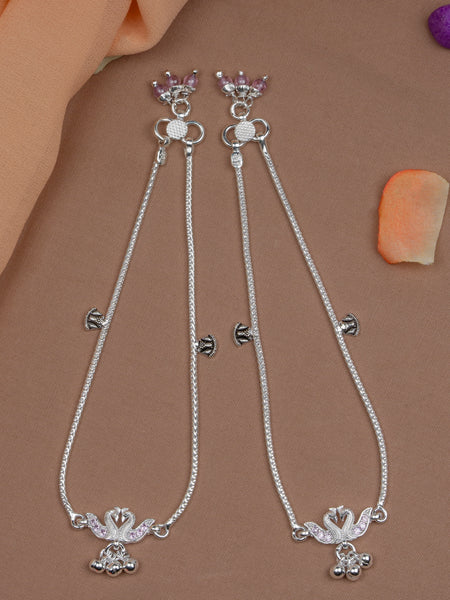 Pankhudi Lightweight Daily Wear Payal for Girls (Anklet)