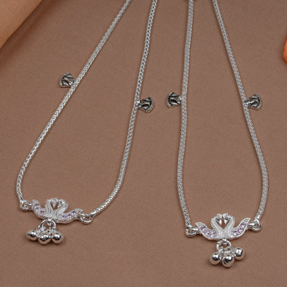 Pankhudi Lightweight Daily Wear Payal for Girls (Anklet)