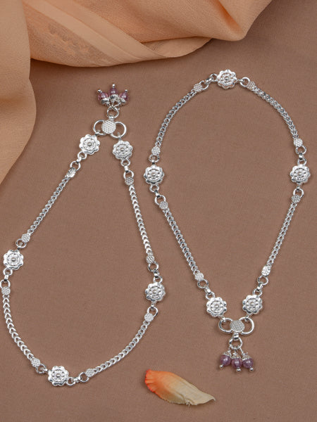 Pankhudi Lightweight Daily Wear Payal for Girls (Anklet)