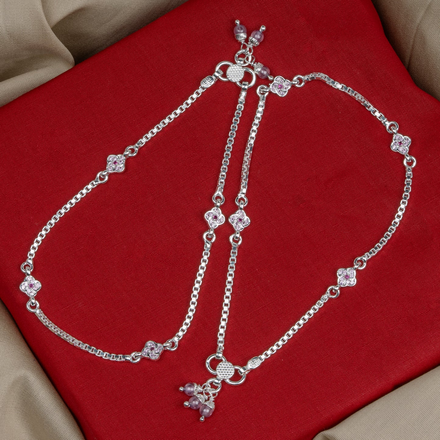 Pankhudi Lightweight Daily Wear Payal for Girls (Anklet)