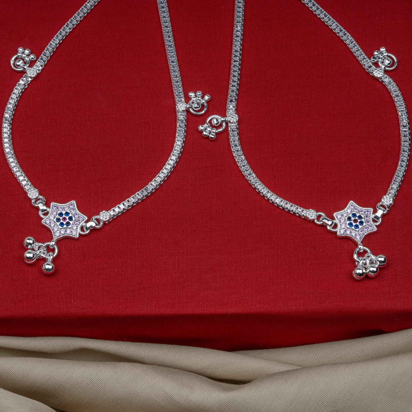 Pankhudi Lightweight Daily Wear Payal for Girls (Anklet)