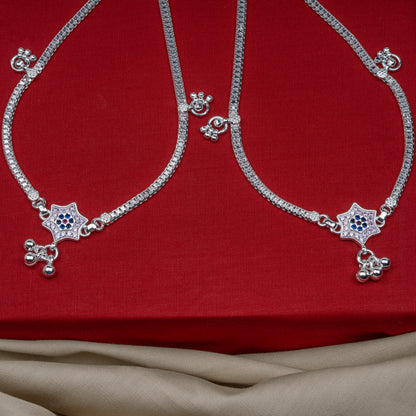 Pankhudi Lightweight Daily Wear Payal for Girls (Anklet)