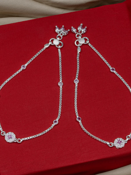 Pankhudi Lightweight Daily Wear Payal for Girls (Anklet)