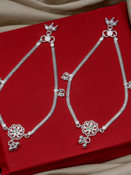 Pankhudi Lightweight Daily Wear Payal for Girls (Anklet)