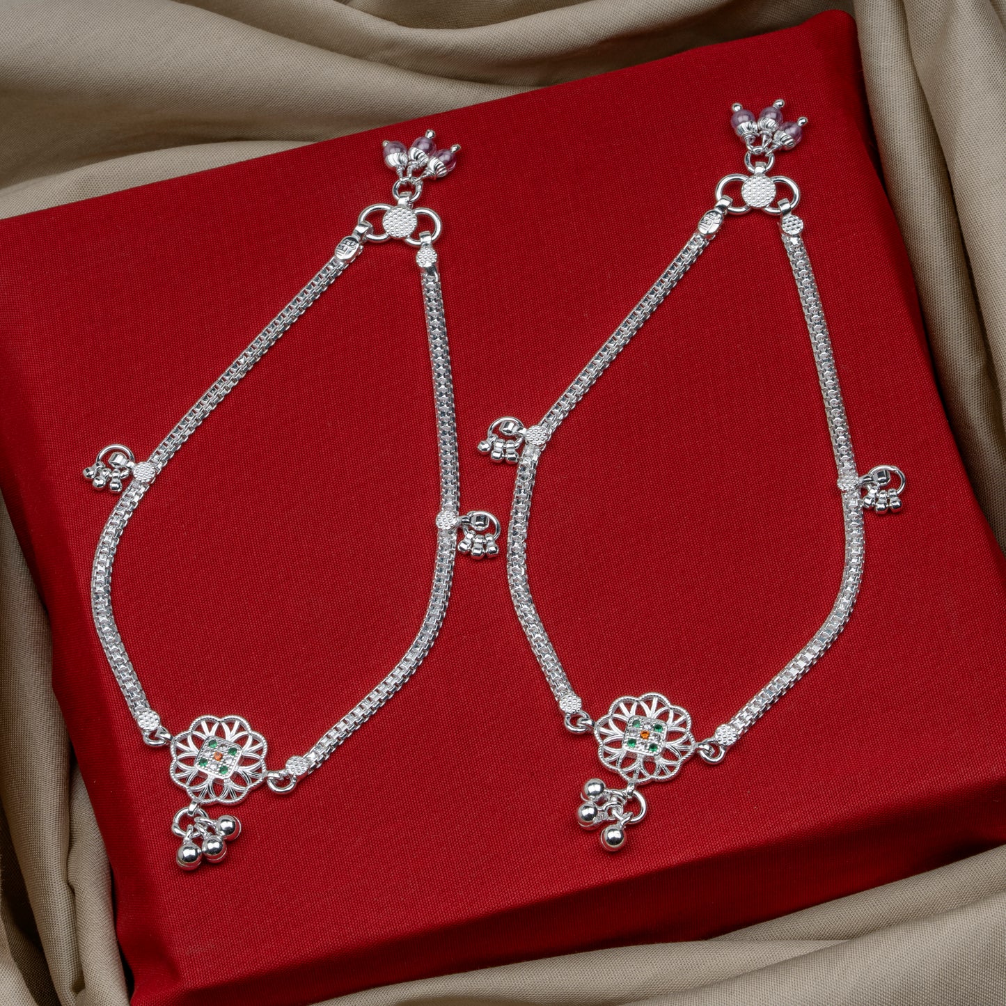 Pankhudi Lightweight Daily Wear Payal for Girls (Anklet)