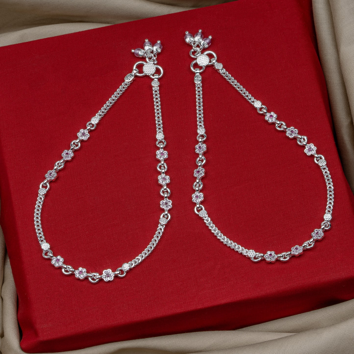 Pankhudi Lightweight Daily Wear Payal for Girls (Anklet)