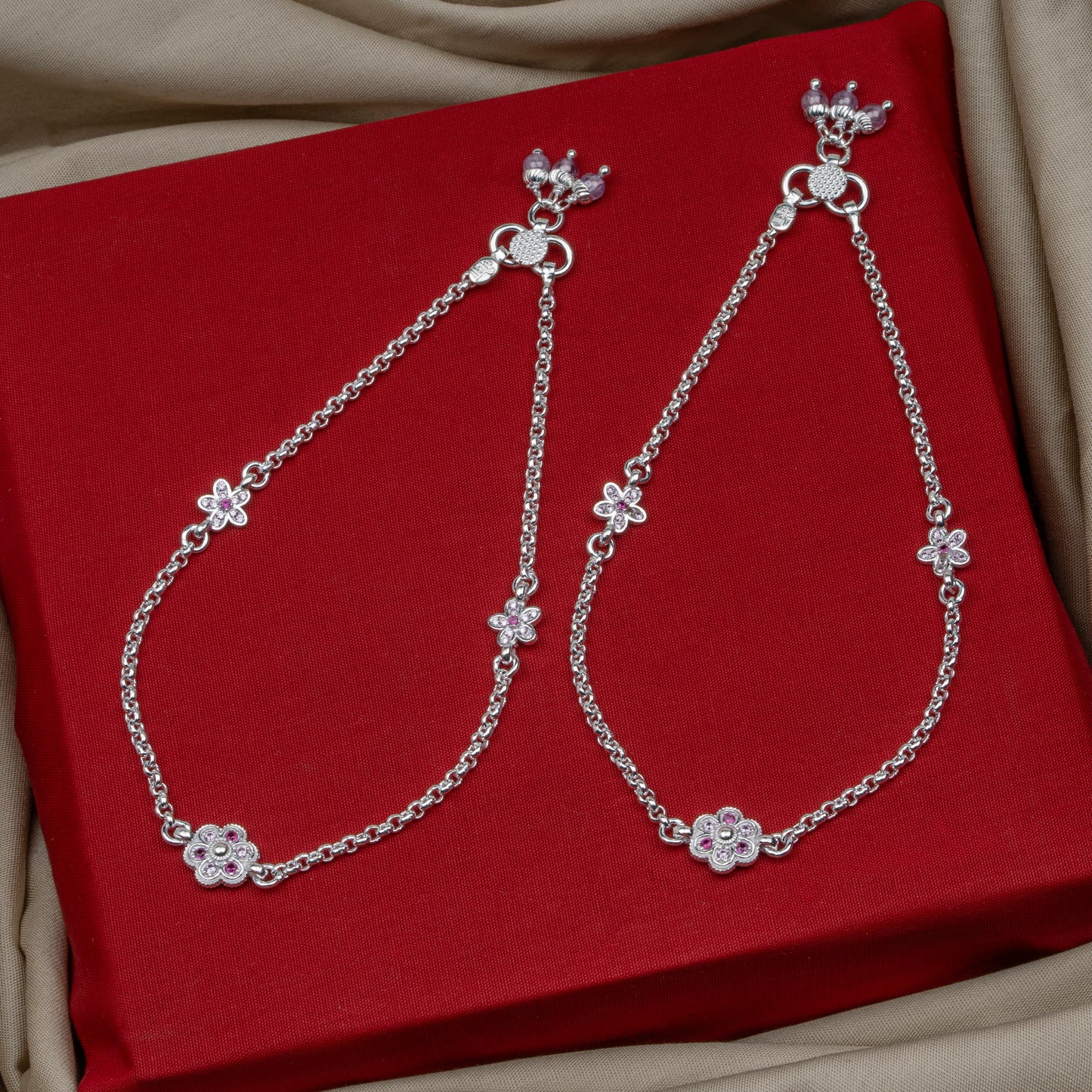 Pankhudi Lightweight Daily Wear Payal for Girls (Anklet)