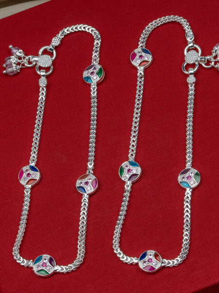 Pankhudi Lightweight Daily Wear Payal for Girls (Anklet)