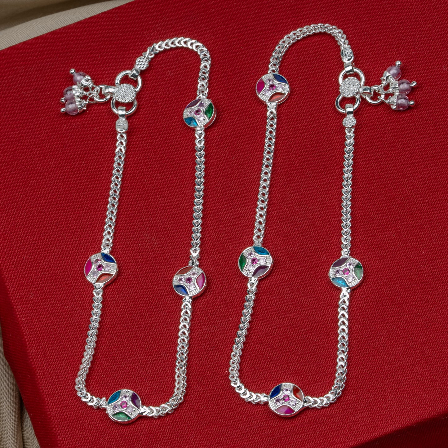 Pankhudi Lightweight Daily Wear Payal for Girls (Anklet)