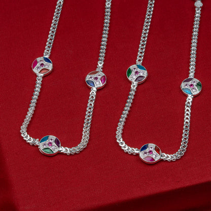 Pankhudi Lightweight Daily Wear Payal for Girls (Anklet)