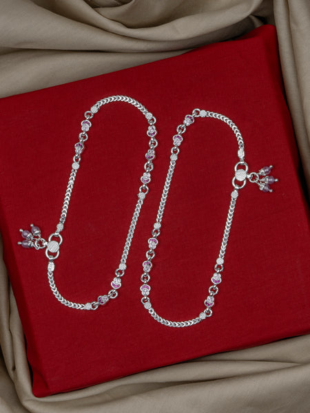 Pankhudi Lightweight Daily Wear Payal for Girls (Anklet)