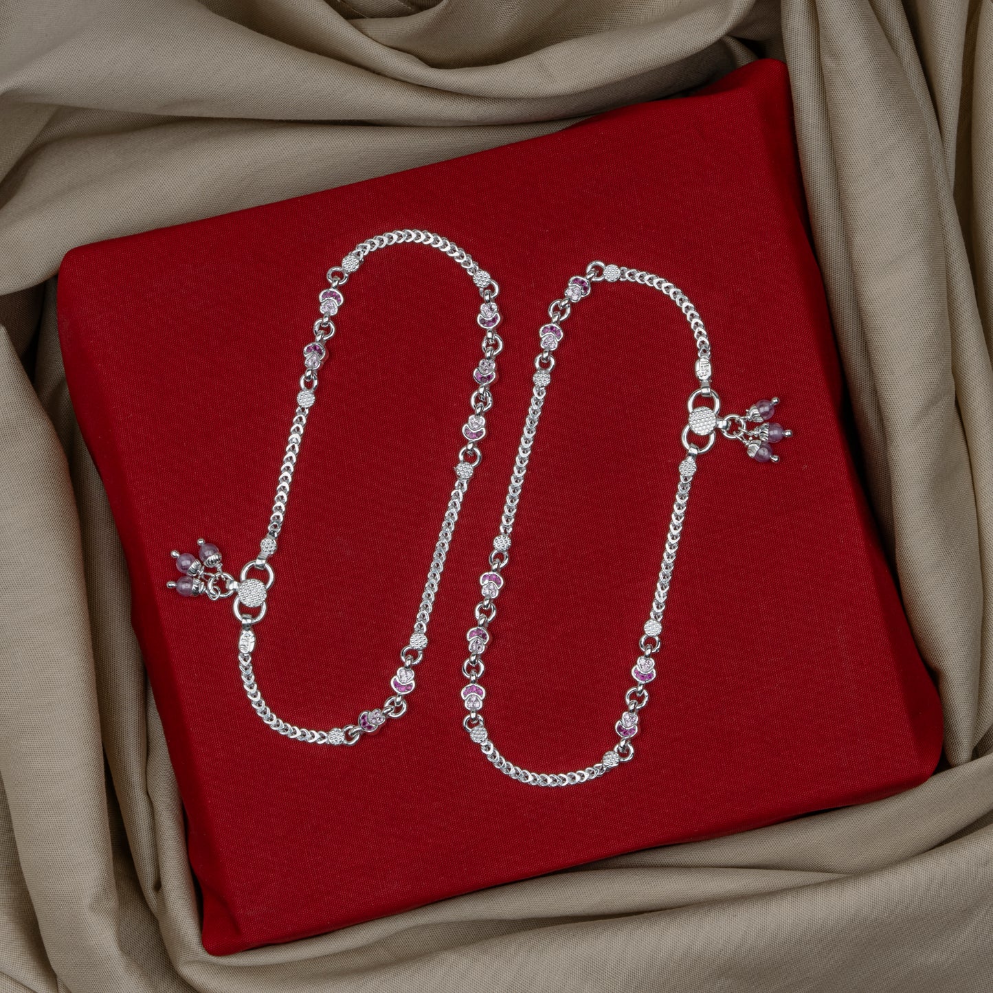Pankhudi Lightweight Daily Wear Payal for Girls (Anklet)